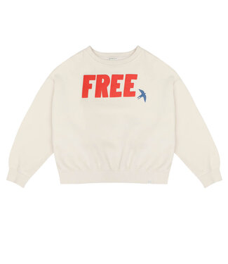 Jenest Free bird sweater pebble ecru  by Jenest