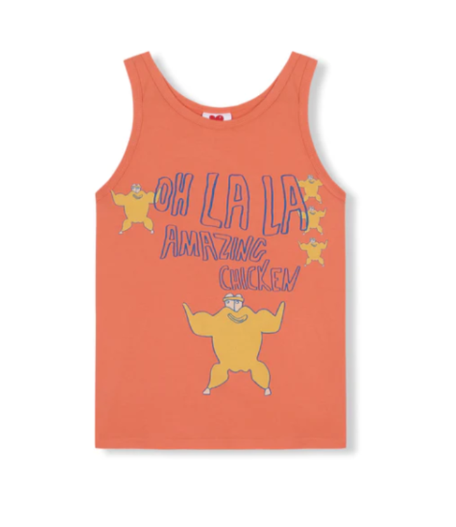 Chicken tank top by Fresh Dinosaurs