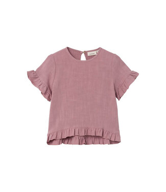 Lil' Atelier NMFDOLIE SS LOOSE SHIRT  Nostalgia Rose by Lil' Atelier