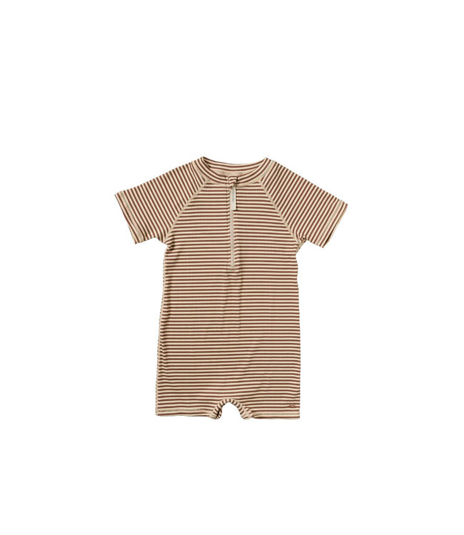 Rib Stripe | Skip Carob Brown by Salted Stories