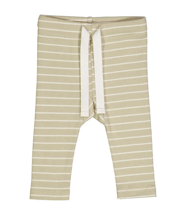 Stripe rib pants baby Desert green/ Balsam  by MÃ¼sli