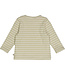 Stripe rib l/s T baby Desert green/ Balsam by MÃ¼sli