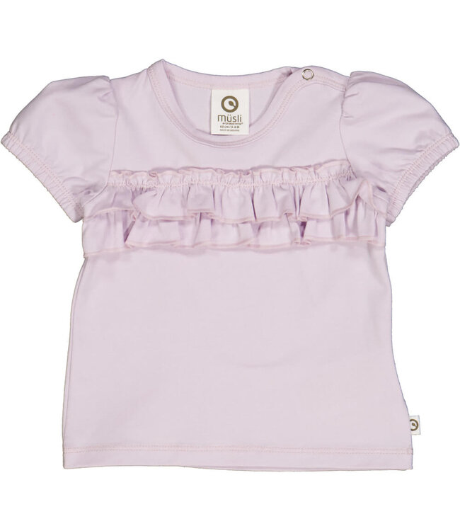 Cozy me puff s/s T baby Orchid by MÃ¼sli