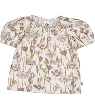 Müsli Crocus puff s/s T baby Balsam cream/Orchid/Corn by MÃ¼sli