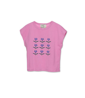 Wander & Wonder Needlework Floral Top orchid by Wander & Wonder