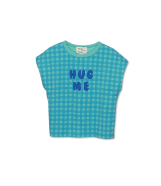 Wander & Wonder Hug Me Top bluejay check by Wander & Wonder