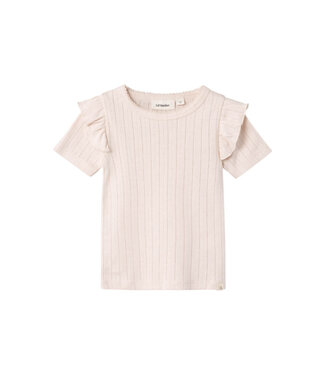 Lil' Atelier NMFRACHEL NAN SS SLIM TOP LIL Shell by Lil' Atelier