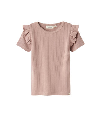 Lil' Atelier NMFRACHEL NAN SS SLIM TOP LIL Fawn by Lil' Atelier