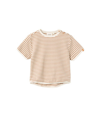 Lil' Atelier NMMGEO FON SS LOOSE TOP  Tigers Eye by Lil' Atelier