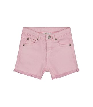 The New TNAgnes Denim Shorts Pink Nectar by The New