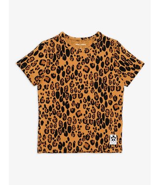 Mini Rodini Basic leopard SS tee by Mini Rodini