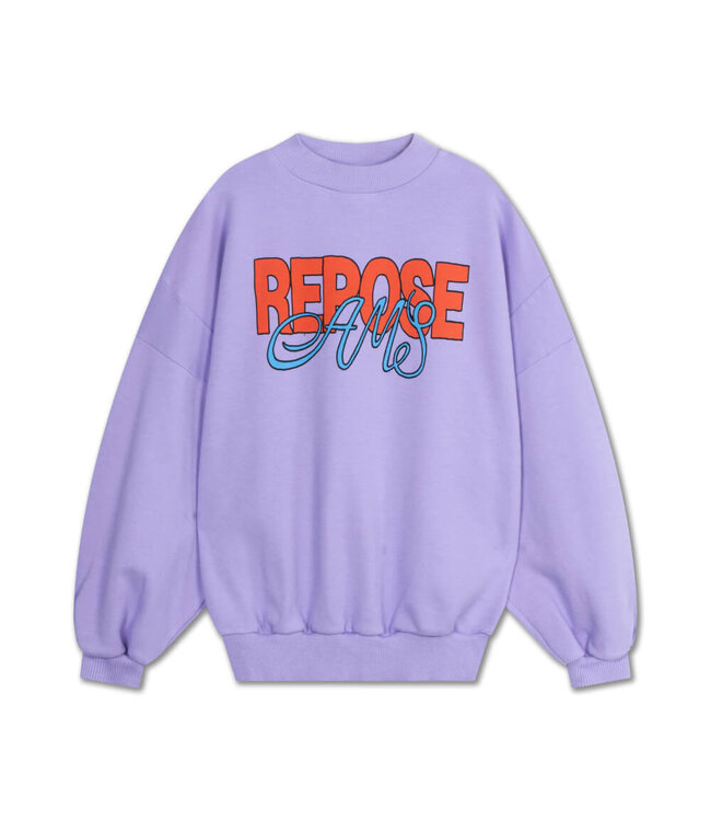 23. crewneck sweater bright violet Repose ams