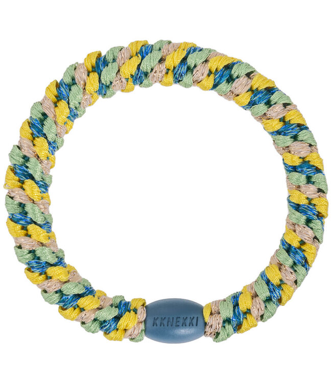 Mix yellow light petrol glitter  by KKNEKKI