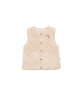 House of Jamie Plush Girls Bodywarmer Oatmeal by House of Jamie