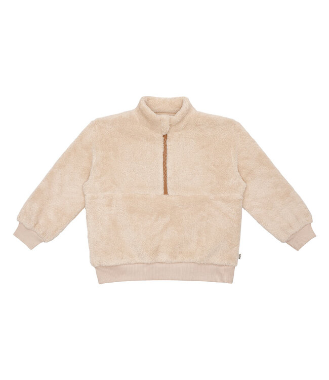 Zip Sweater Oatmeal by House of Jamie