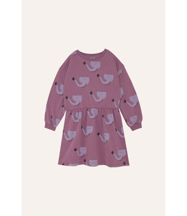 Elephants allover kids dress  by The Campamento