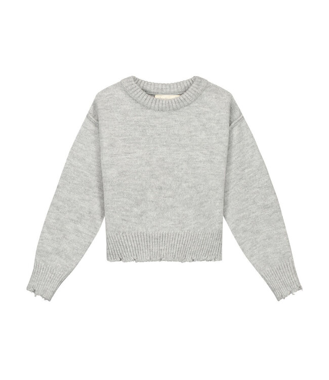 JOAN  SWEATER  Grey   by Charlie Petite