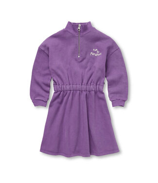 Sproet & Sprout Dress zip collar  Purple by Sproet & Sprout