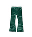 Sproet & Sprout Flare pants velvet green Evergreen by Sproet & Sprout