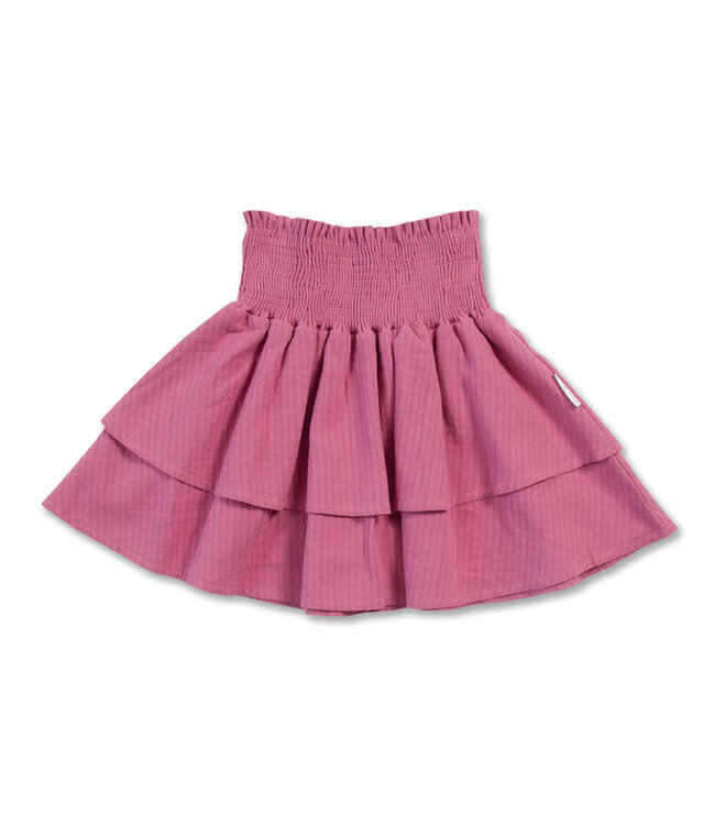 Mini Smock Skirt Red Violet by Petit Blush