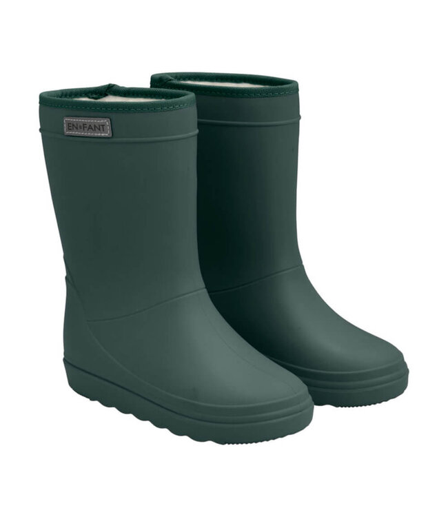 En Fant - Thermo Boots Solid Green Gables by En Fant