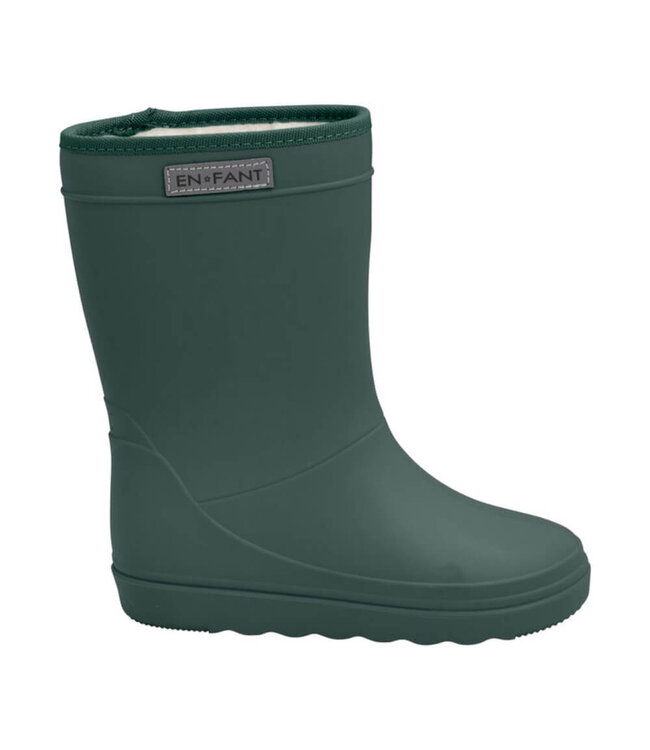 En Fant - Thermo Boots Solid Green Gables by En Fant