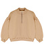 Jacky Sue Zoe Zip Sweater Beige gold by Jacky Sue