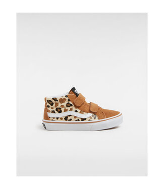 Vans SK8-Mid Reissue V Leopard Glitter BROWN/TRUE WHITE  by Vans