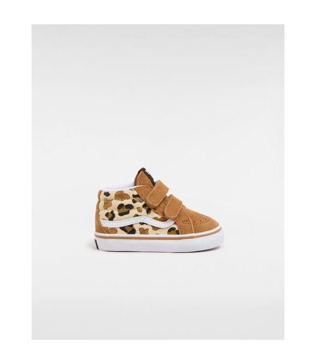 SK8-Mid Reissue V Leopard Glitter BROWN/TRUE WHITE  by Vans