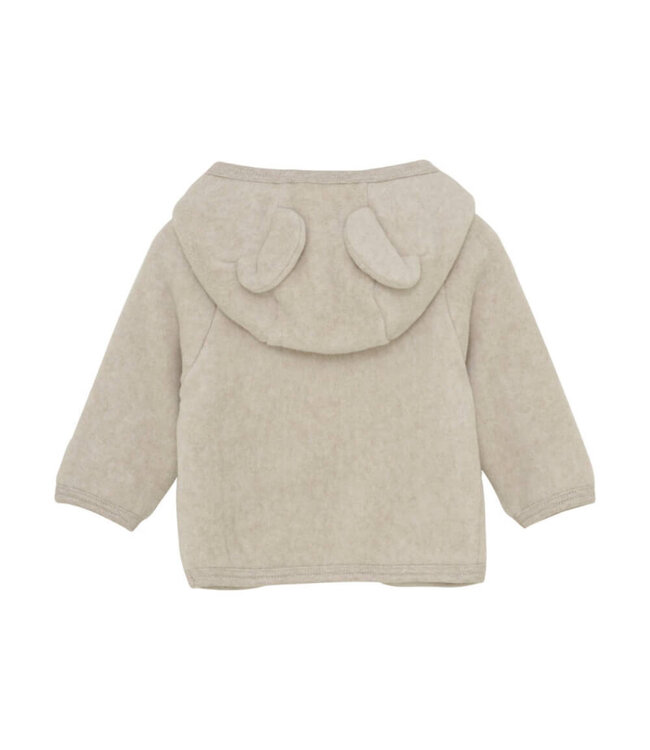 Jacket Ears Wool Fleece (S) Camel Melange by HUTTEliHUT