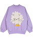 Lötiekids SWEATSHIRT KITTENS IN BOOTS MAUVE by Lötiekids