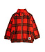 Check aop fleece jacket Red by Mini Rodini