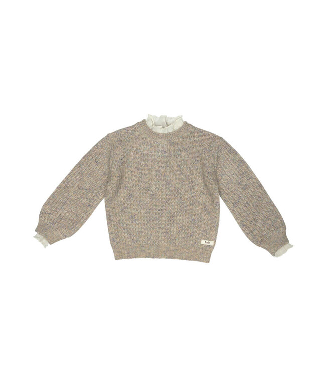 Borough Knitted top creme multicolor by Bajé