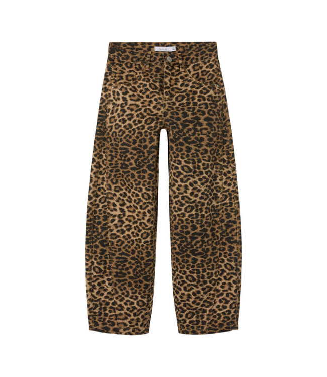 NKFROSE BALLON TWI PANTS  Leopard silver mink by Name it