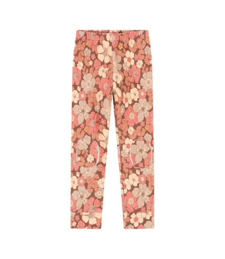 Mingo Legging Winter Flowerpower Peach  by Mingo