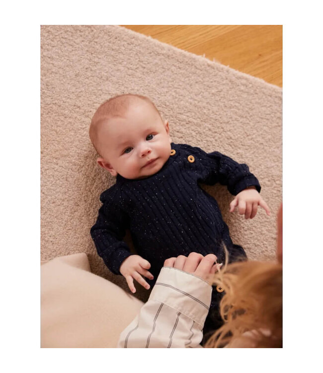 NBMKINO LS O NECK Dark Sapphire by Name it