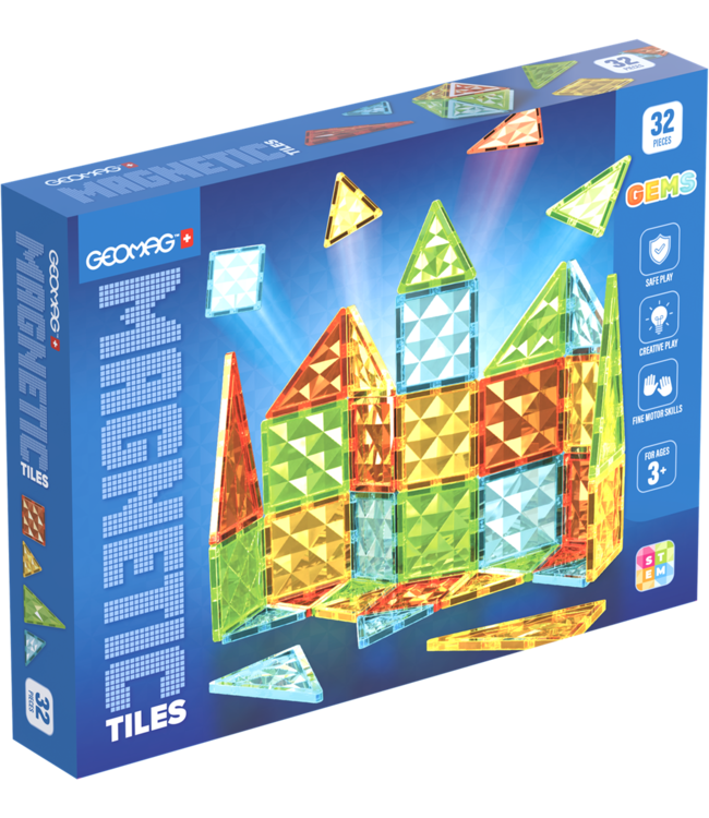Geomag magnetic tiles 32 pcs