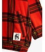 Check aop fleece jacket Red by Mini Rodini