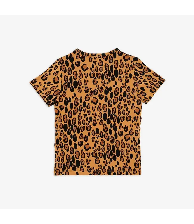 Basic leopard SS tee by Mini Rodini