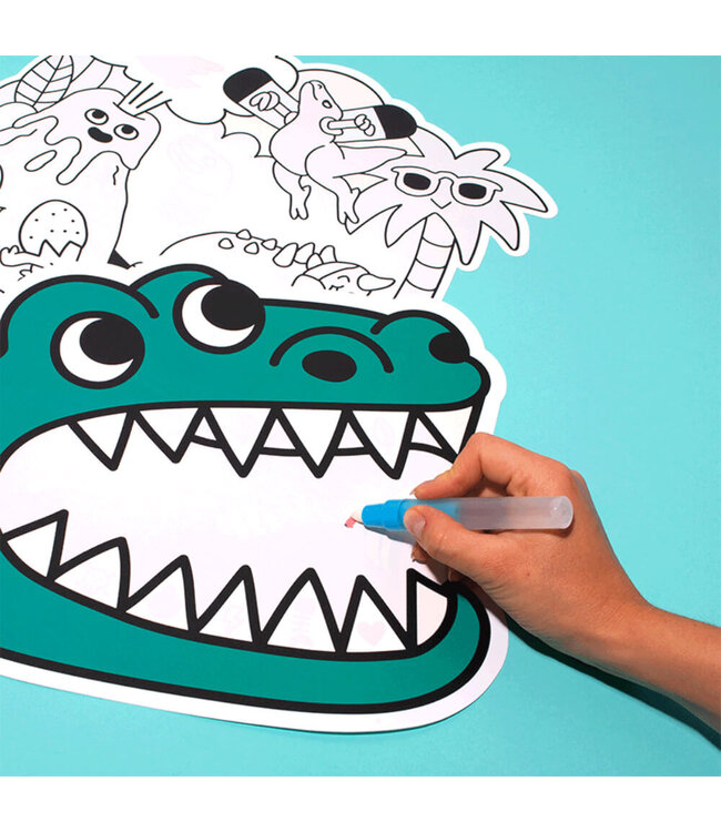 MAGIC WATER PLACEMATS - DINO