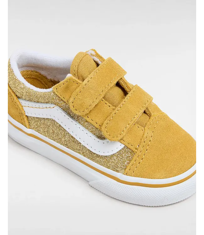Old Skool V GLITTER Champagne Gold  by Vans