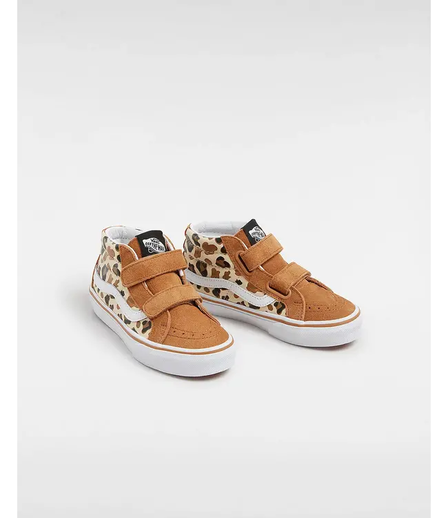 SK8-Mid Reissue V Leopard Glitter BROWN/TRUE WHITE  by Vans