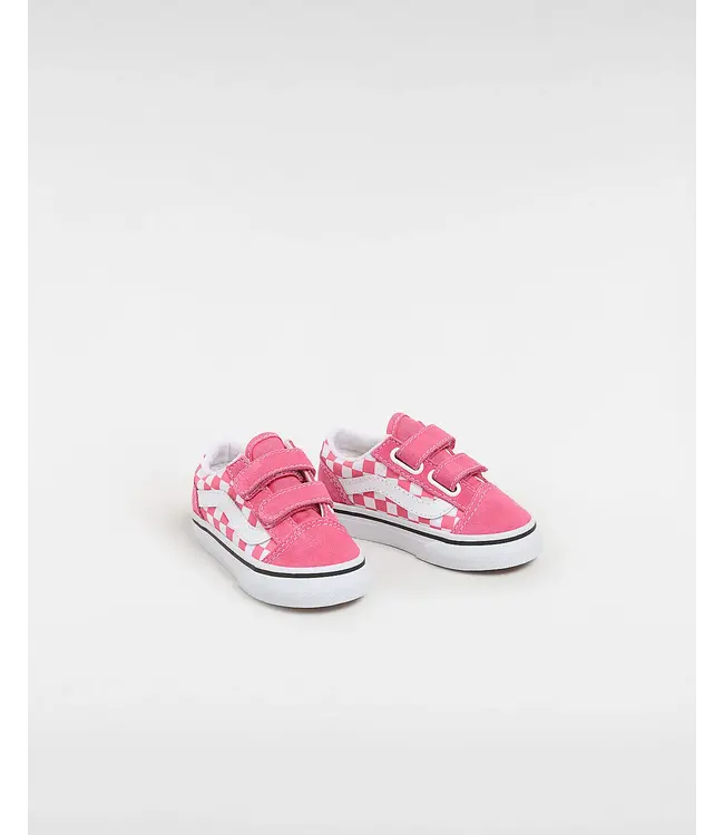 Old Skool V COLOR THEORY CHECKERBOARD HONEYSUCKLE  by Vans