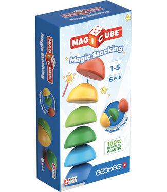 Geomag Geomag Magicube Blocks Recycled Stacking 6 pcs