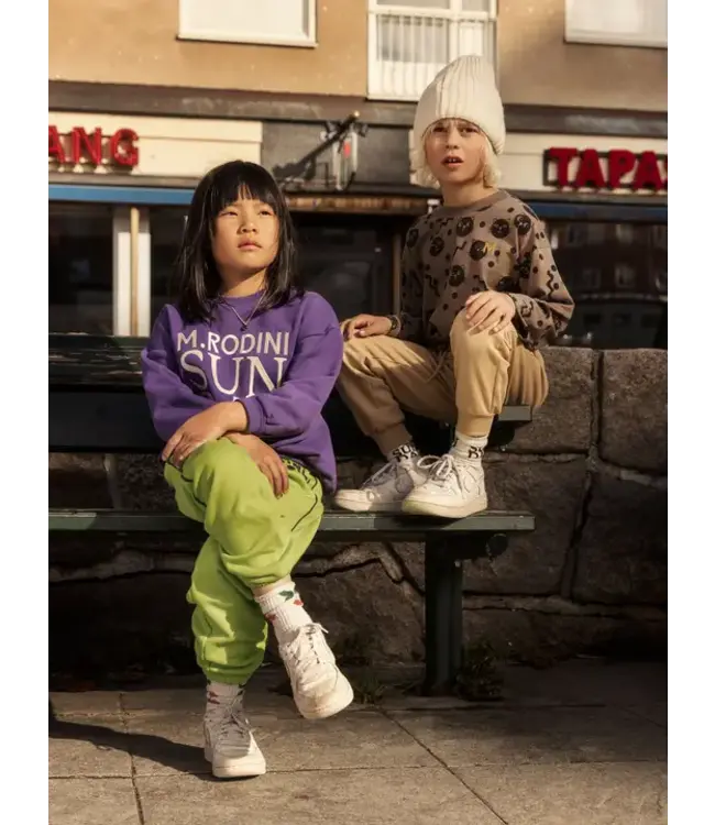 Sunday emb sweatshirt Purple by Mini Rodini