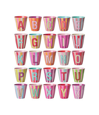 Rice Medium cup stripes "pinkish" J  by Rice