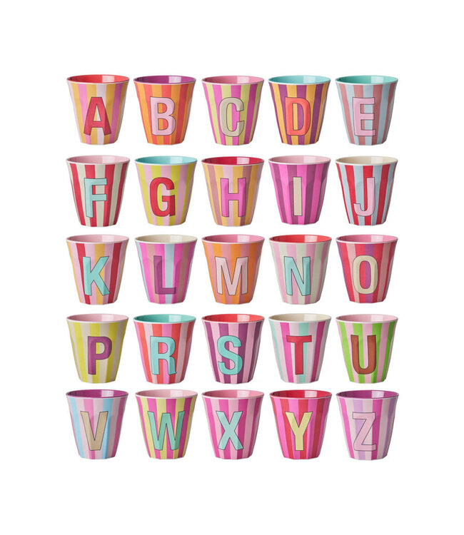 Medium cup stripes "pinkish" H  by Rice