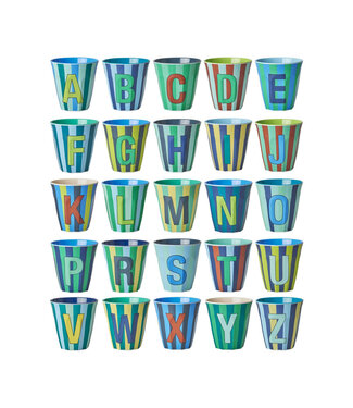 Rice Medium cup stripes "blueish" R  by Rice