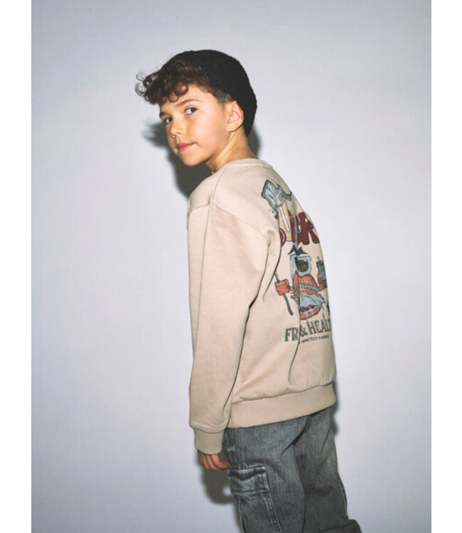 NKMTEGEO LS NREG SWEAT BRU Pure Cashmere by Name it
