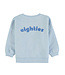 sweatshirt | light blue w/ multicolor wave print by Piupiuchick